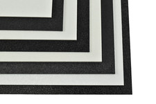 BuyPlastic Black ABS (Haircell Texture) Plastic Sheet  1/16