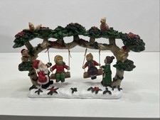 Jaime “Holiday Christmas Swing With Mr& Mrs Claus” Resin Excellent picture