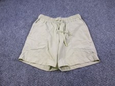 Lululemon Shorts Womens Small Beige Elastic Waist Drawstring Pockets Athletic picture