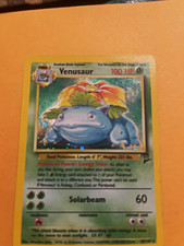 Wizards of the Coast Pokemon TCG Venusaur 18/130 Base Set 2 Holo Rare 1999 picture