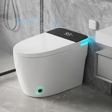 Smart Toilet with Adjustable Heated Seat Dryer Auto Open/Close Nightlight picture