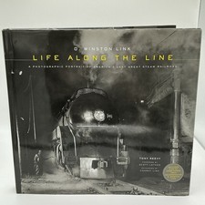 O Winston Link Life Along the Line by Tony Reevy Train Railroad HC DJ W/ CD 2012 picture