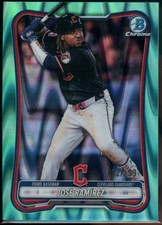 2026 Bowman Chrome #8 José Ramírez Aqua Raywave Refractor #/199 picture