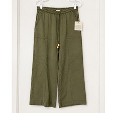 Joie Women’s Olive Green Lyocell Wide Leg Pull-On Pants Size Small NWT picture
