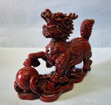  Antique Chinese Guardian Foo Dog Deity Statue Sculpture picture