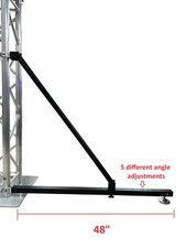Lighting Truss Ground Support Balance System Metal Heavy Duty For 2