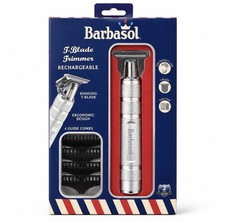 Barbasol Rechargeable T-Blade Trimmer for Men, Zero-Gap Hair and Beard Detailer, picture
