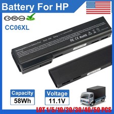✅LOT CC06XL Battery For HP EliteBook 8460P 8470P 8560P 6360B 6460B 6470b 6570B picture