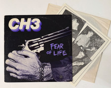 CH3 - Fear of Life LP Original Posh Boy kbd punk hardcore oi TSOL Black Flag picture