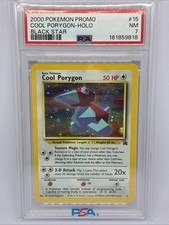 2000 Cool Porygon 15/53 Wotc Black star Promo Holo PSA 7 NM picture