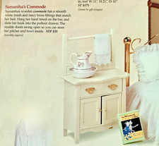 Vintage Pleasant Company American Girl Samantha Commode Cabinet Furniture IN BOX picture