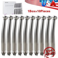 10 PCS Dental High Speed Handpiece Push Button Turbine 4 Hole NSK Pana Max Style picture