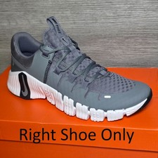 Single RIGHT Shoe ONLY Nike Men's Free Metcon 5 Gym Training Size 9 Gray Amputee picture
