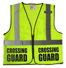 Crossing Guard Mesh vest, traffic safety vest, school safety, municipal safety picture