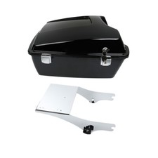 Chopped Trunk w/ Mount Rack Fit For Harley Touring Road Street Glide 1997-2008 picture