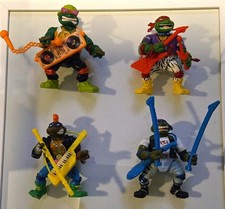 Playmates TMNT Mixed Lot 4 Action Figures w/ Accessories Unboxed Leonardo picture