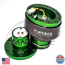 Nrg Innovations Nrg Steering Wheel Quick Release Kit - Generation 2.0 - Green picture
