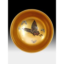 Antique Japanese Meiji Libation Bowls and Saucers Wajima Nuri Lacquerware 明治輪島塗漆 picture