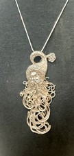 LG Rare LE Christopher Radko Winter Spirit Sterling 925 Pendant Brooch 75g w Box picture