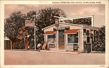 Shore Acres Scituate MA General Store Post Office c1940 Vintage Postcard bhn picture