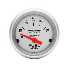 Auto Meter 4314 Ultra-Lite Electric Fuel Level Gauge, 2 1/16