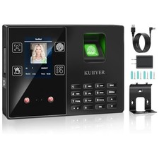 4 in 1 Employee Time Clock for Business Face + Fingerprint + Palm Print + PIN picture