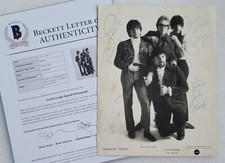 VANILLA FUDGE SIGNED VINTAGE PHOTO BECKETT LOA BAS PROMO COA AUTOGRAPHED BAND picture