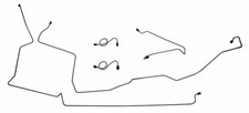 Fits 1987-1993 Ford Mustang Front Brake Line Set MFB102 picture