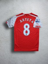 14/15 Arsenal ARTETA Soccer Jersey Football Shirt Spain [XL] ***AUTHENTIC*** picture