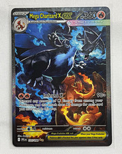 Mega Charizard X EX 125/094 Evolutions Secret Rare Full Art Holo Mega picture