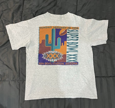 Vtg 90s NFL Super Bowl  T-shirt 1995 picture