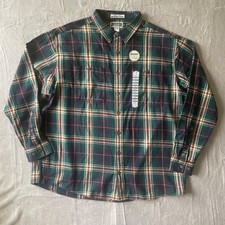 NWT Duluth Trading Shirt Free Swingin' Flannel Relaxed Fit Men’s 2XL Tall picture