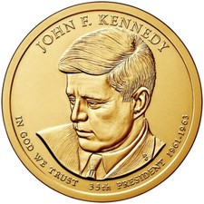 2015-D John F. Kennedy Presidential Dollar. Uncirculated picture
