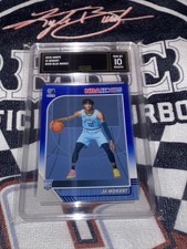 2019-20 NBA Hoops Ja Morant Blue SSSP Rookie #259 Grizzles NBA GMA 10 Gem Mint picture