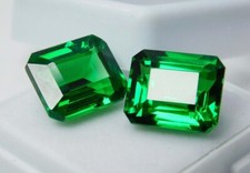 Natural Tsavorite Garnet Emerald Cut Green 20.40 Ct CERTIFIED Loose Gemstone picture