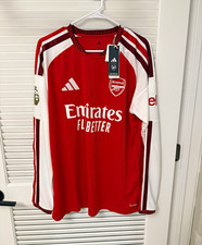 adidas Arsenal Bukayo Saka #7 Men’s L Home Soccer Jersey Red/White picture