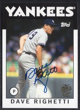 2012 Topps Archives Fan Favorites Autograph #FFA-DR Dave Righetti AUTO READ picture