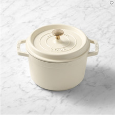 Staub Enameled Cast Iron Deep Oven 3 Qt Dutch Oven Cocotte Cookware picture