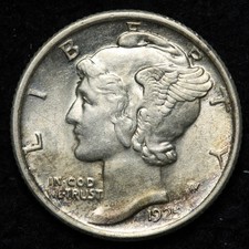 1925 Mercury Silver Dime BU *UNCIRCULATED* MS E320 VAWFM picture