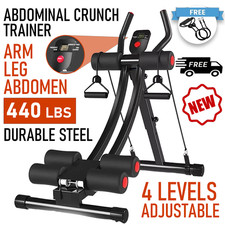 Ab Abdominal Exercise Machine Cruncher Trainer Body Shaper Gym Equipment Trainer picture