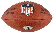 NFL Authentic Leather Wilson The Duke Game Football Las Vegas Raiders Game Ball picture