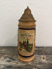 1972 Munich Olympics Gerz Lidded Beer Stein Marienplatz picture