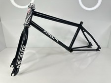 Rare Vintage 1982 Powerlite JR BMX Racing 20” Frame & Fork Set Black USA picture