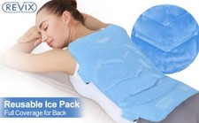 REVIX Full Back Ice Pack Reusable Gel Cold Pack for Joint Muscle with Strap, XXL picture