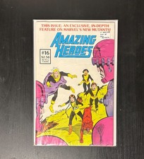 Amazing Heroes #16 First App of New Mutants – VG condition, cutout on pg 42 picture