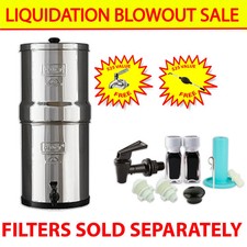 Travel Berkey 1.5 Gal Stainless Steel Housing Only w/ Spigot - No Filters picture