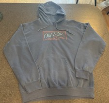 Old Row Light Blue Hoodie Size Large Men's picture