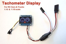 RC Accessories Functional Tachometer  LCD Display 1.14inch, RPM & Speed Gauge. picture