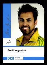 Andi Langenhan Autograph Card Original Signed Tobogganing + A 211135 picture