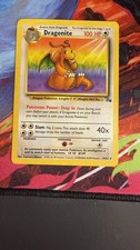 Wizards of the Coast Pokemon TCG Dragonite 19/62 Fossil NON Holo Rare Stage 2 picture